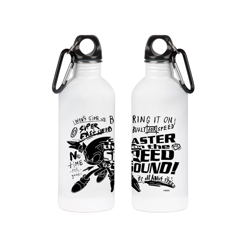 Colorless Motion Sonic Scribbles Water Bottle>SEGA Cheap