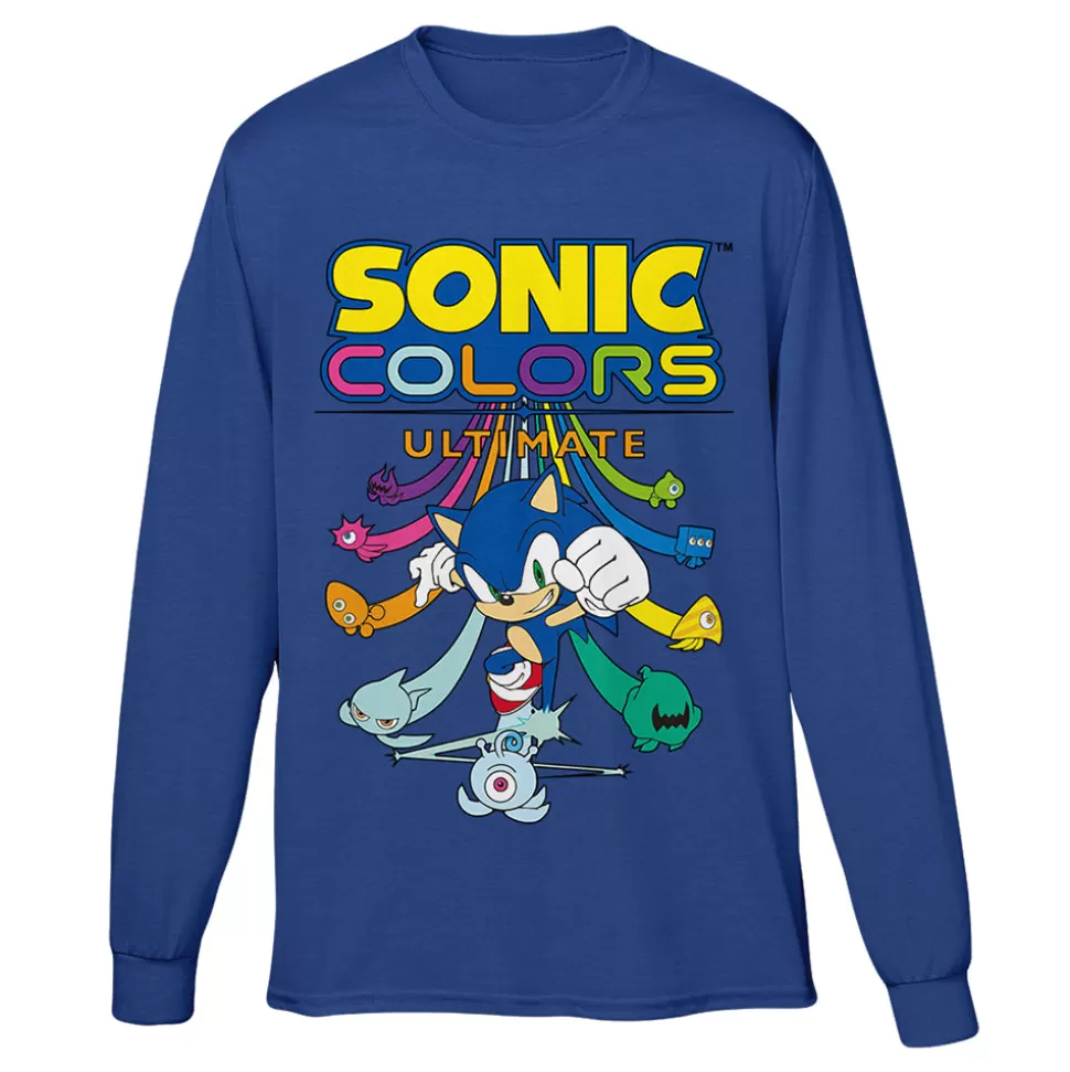 Sonic Colors Character Unisex Royal Long Sleeve Tee>SEGA Cheap