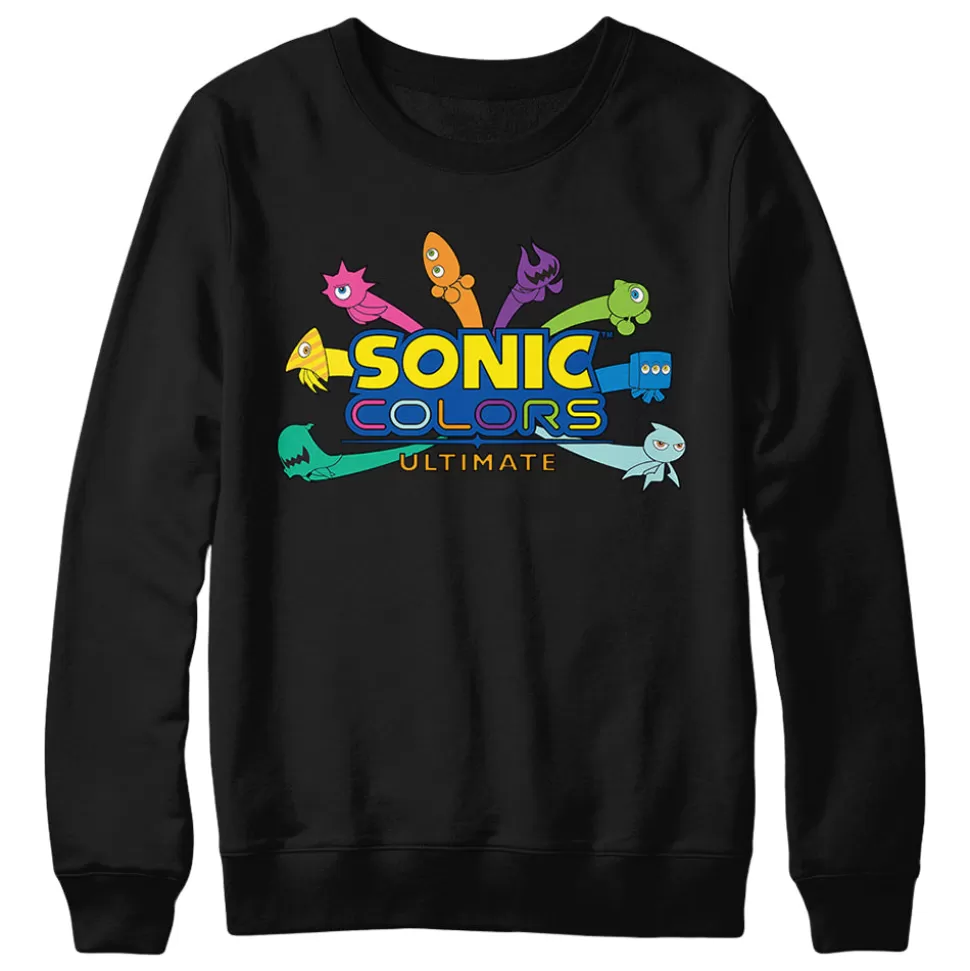 Sonic Colors Wisps Black Crewneck>SEGA Store