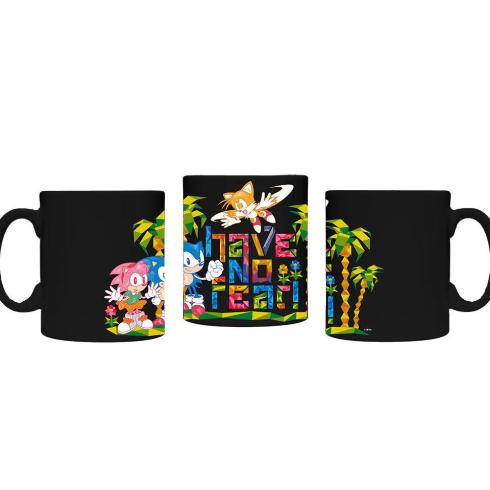 Sonic the Hedgehog Color Shocked Have No Fear Black Mug>SEGA Online